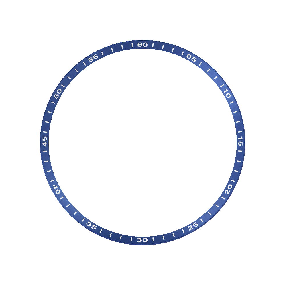 Namoki SKX007/SRPD Chapter Ring: Numerals Style Navy Finish — Chapter Ring