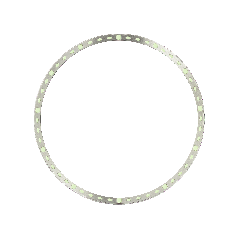 Namoki SKX007/SRPD Lumed Chapter Ring: Brushed Finish — Chapter Ring