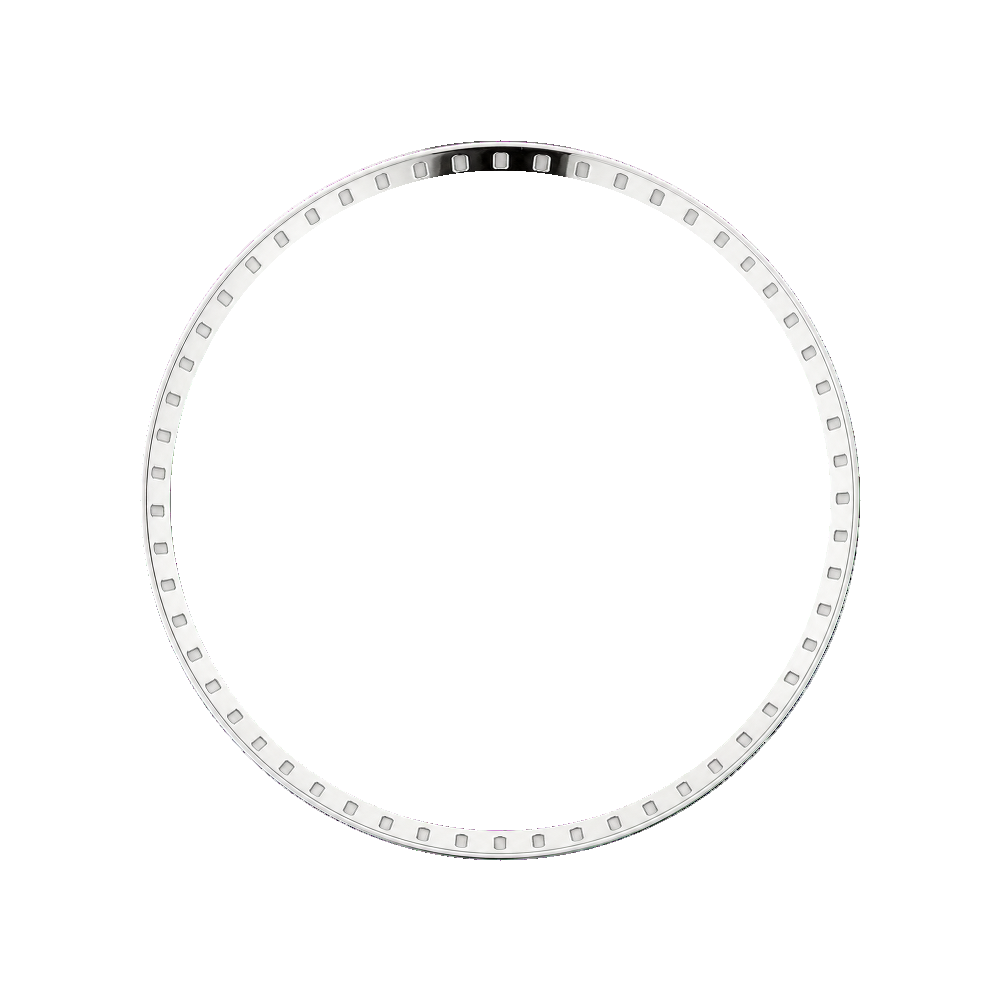 Namoki SKX013 Chapter Ring: Polished Finish with Laser Etched Markers — Chapter Ring