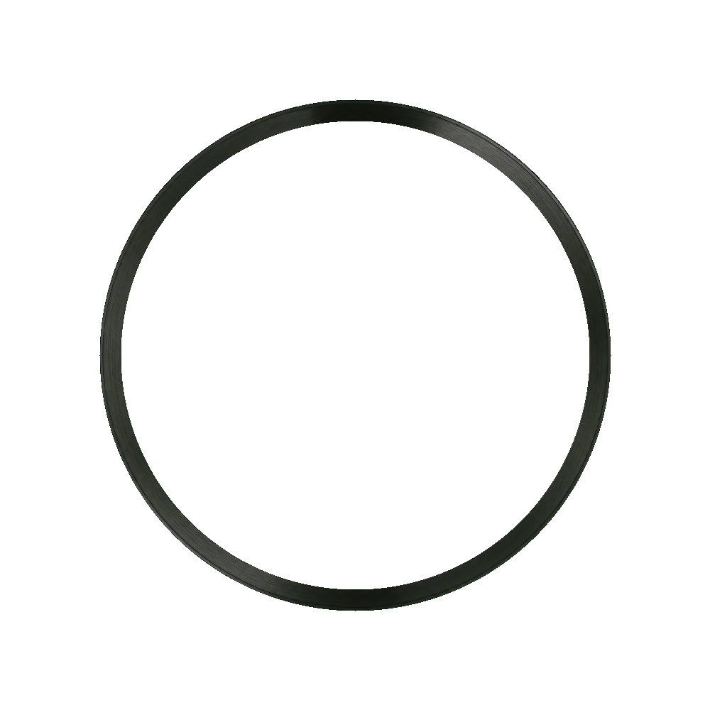 Namoki SKX007/SRPD Chapter Ring: Brushed Black Finish — Chapter Ring