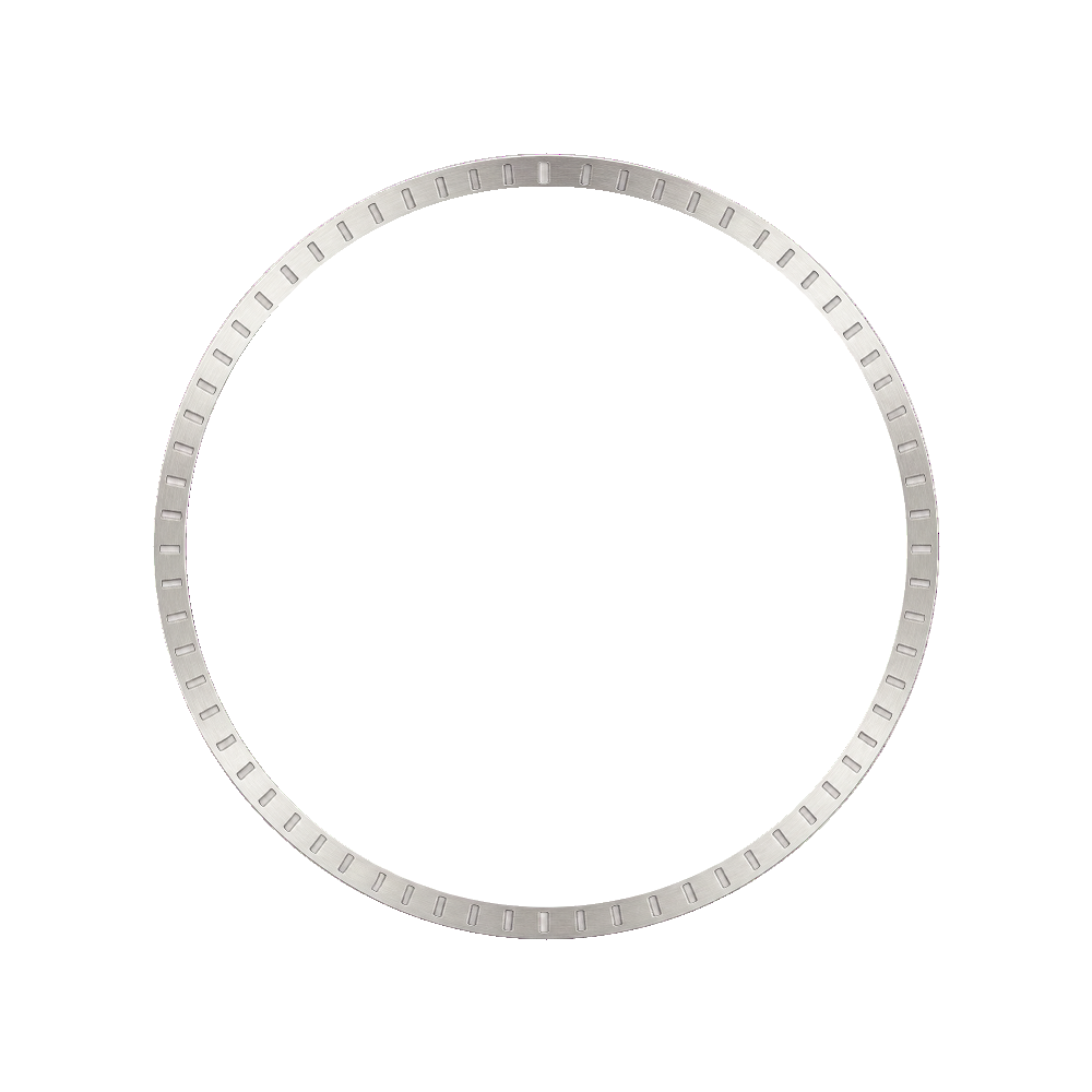 Namoki SKX007/SRPD Chapter Ring: Brushed Finish with Laser Etched Markers — Chapter Ring