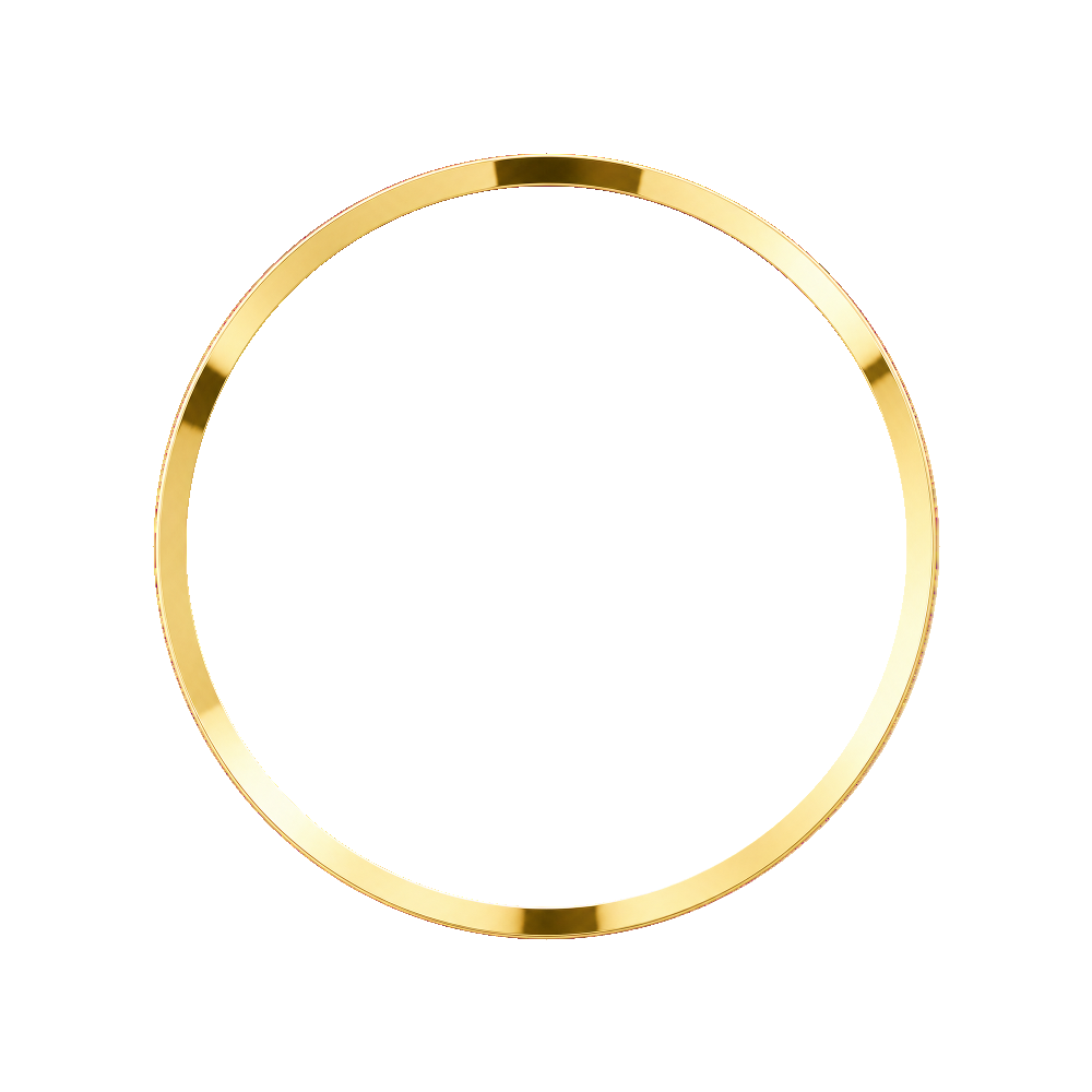 Namoki SKX007/SRPD Chapter Ring: Polished Gold Finish — Chapter Ring