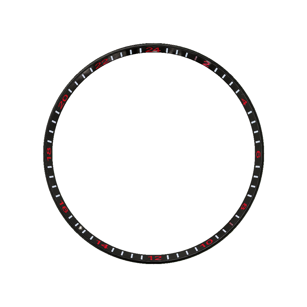 Namoki SSK Chapter Ring: GMT Black with Red Markers — Chapter Ring