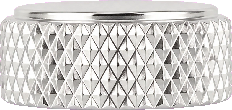 Namoki SKX007 Sterile Knurled Crown: Polished Finish — Crown