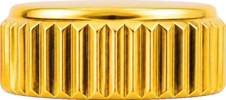 Namoki SKX007 Crown: Polished Gold Finish — Crown
