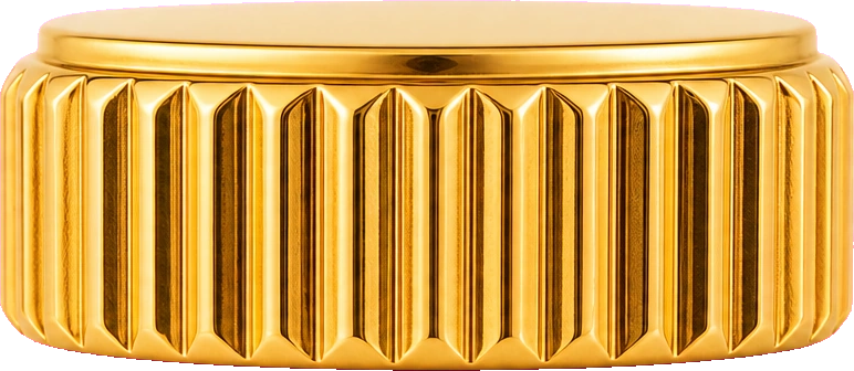Namoki SRP Turtle Crown: Polished Gold Finish — Crown