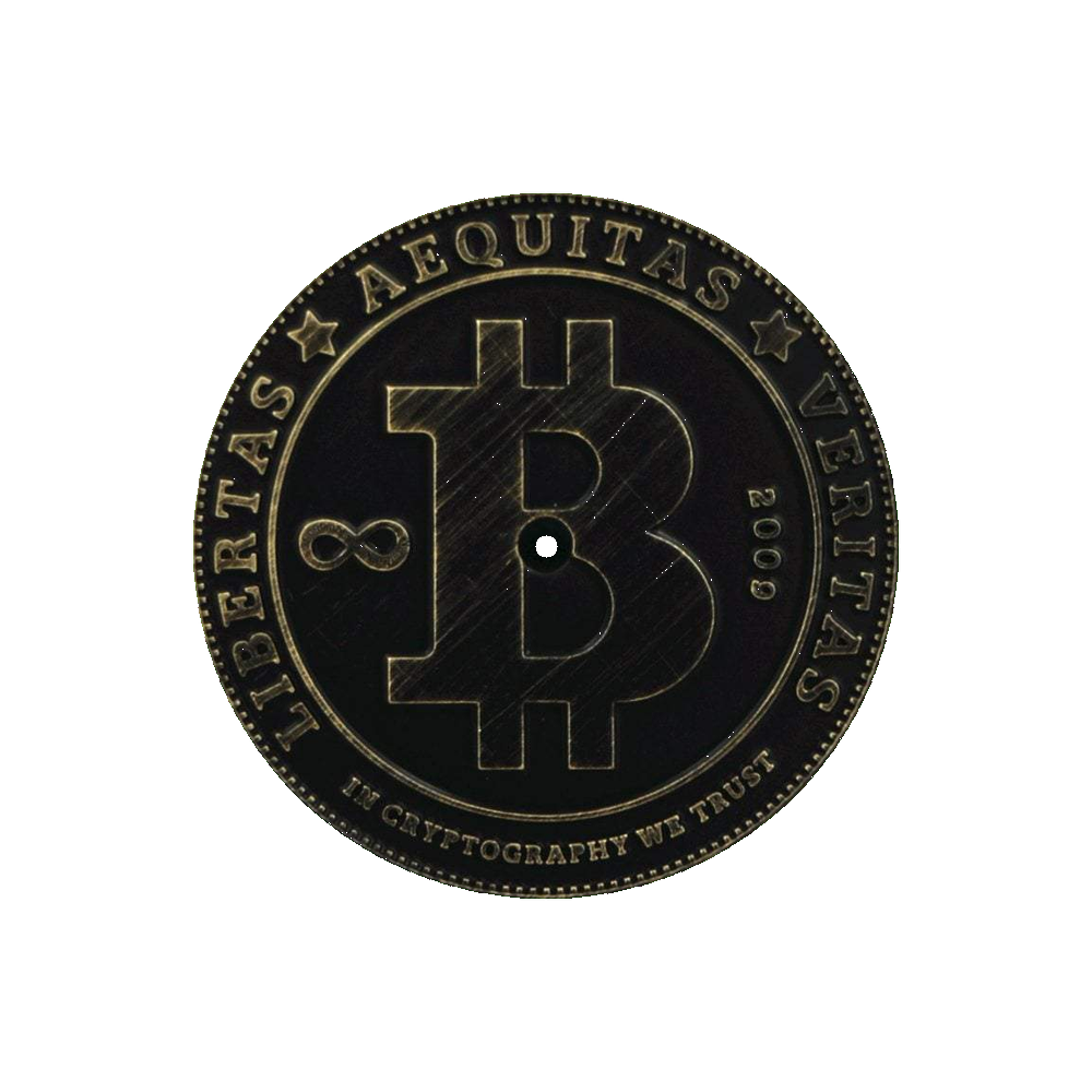 Lucius Atelier Bitcoin Dial - Vintage Black — Dial