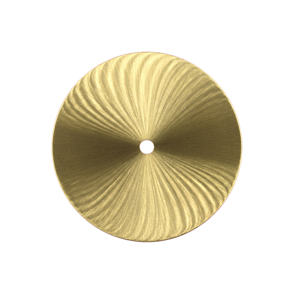 Lucius Atelier Blank Brass Dial - Sunburst brushed — Dial