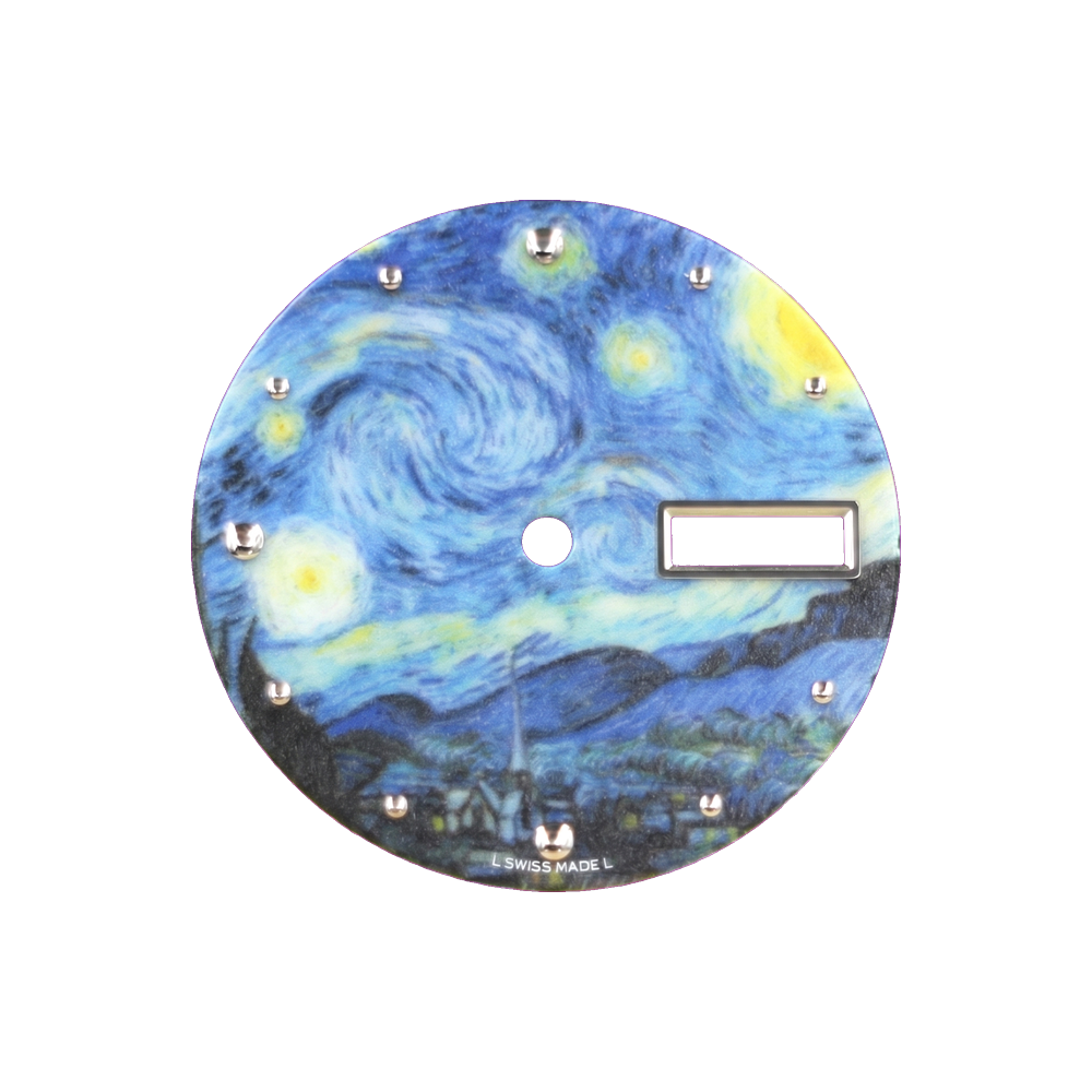 Lucius Atelier Luminous The Starry Night Dial (Day Date) — Dial