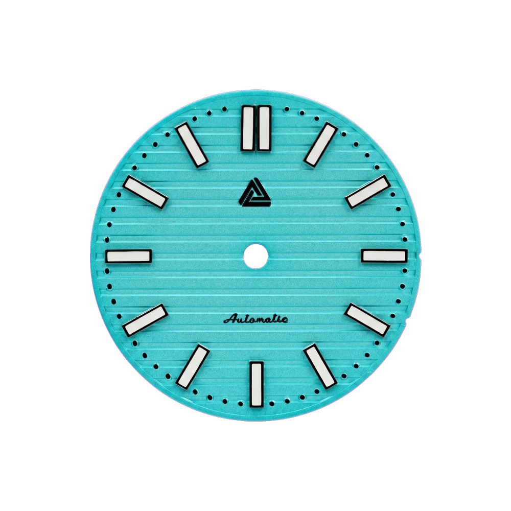 Lucius Atelier Nautilus Turquoise Dial (No Date) — Dial