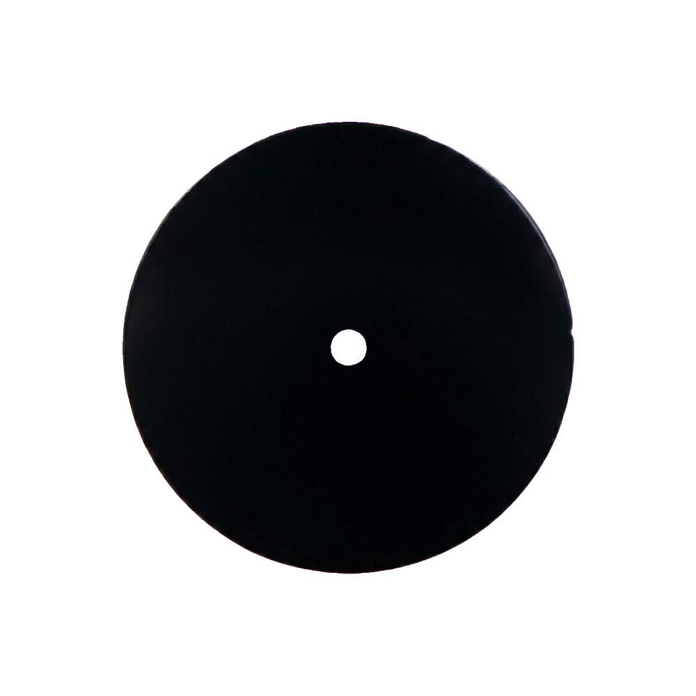 Lucius Atelier Pitch Black Enamel Dial (No Date) — Dial