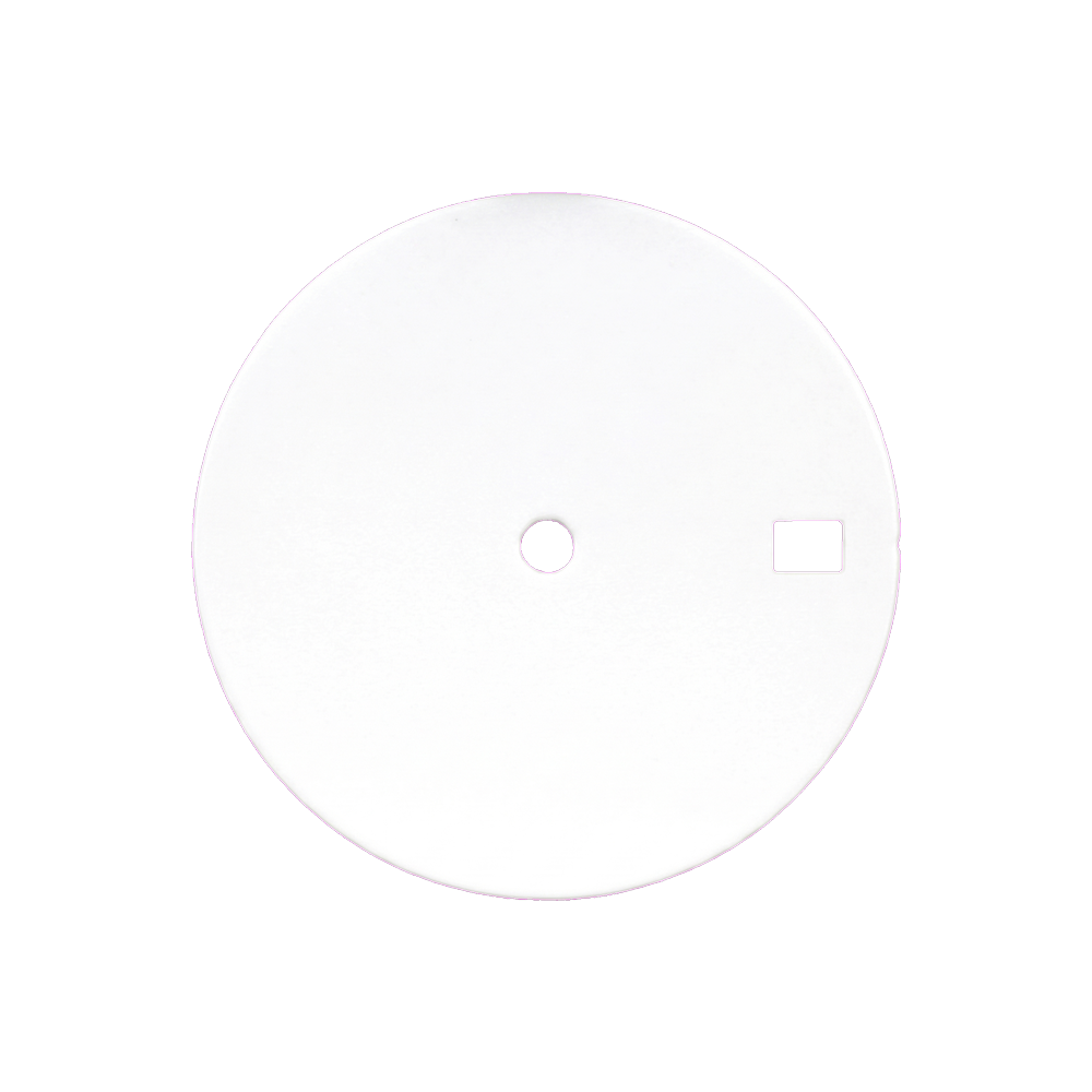 Lucius Atelier Sterile White Enamel Dial (Date) — Dial