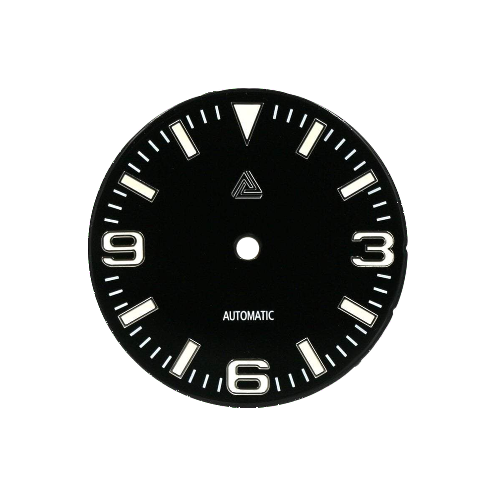 Lucius Atelier Terra Explorer Dial v2 - Enamel Black — Dial