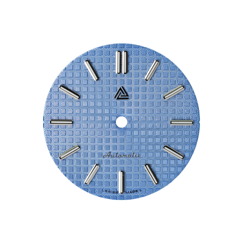 Lucius Atelier The Great Oak Dial - Ice Blue (No Date) — Dial