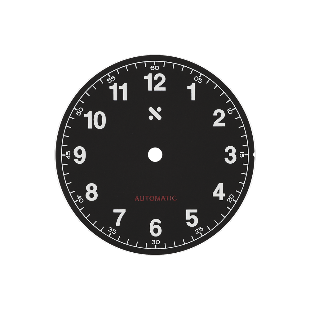 Namoki 106 Minimal Tool Dial Black — Dial