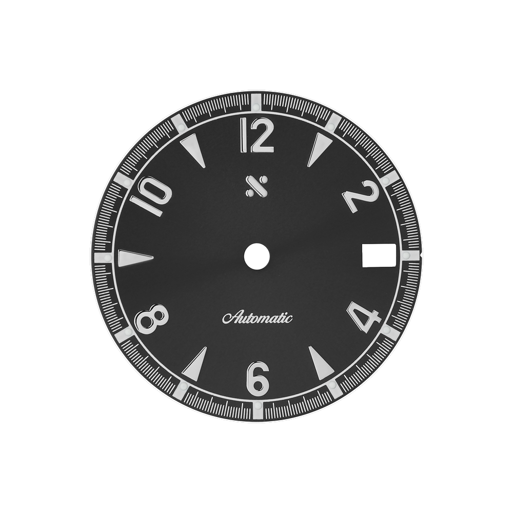 Namoki Alpine Sunburst Black — Sunburst Dial