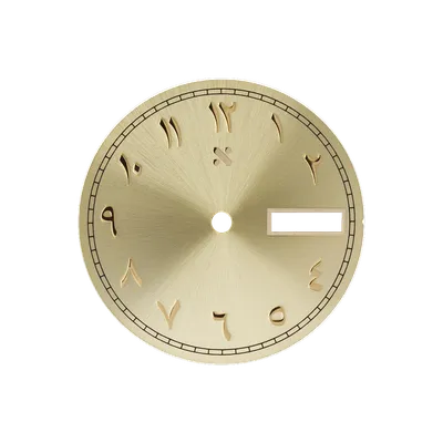 Namoki Arabic Champagne Gold Finish dial