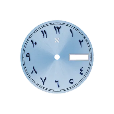 Namoki Arabic Sunburst Sky Blue Finish dial