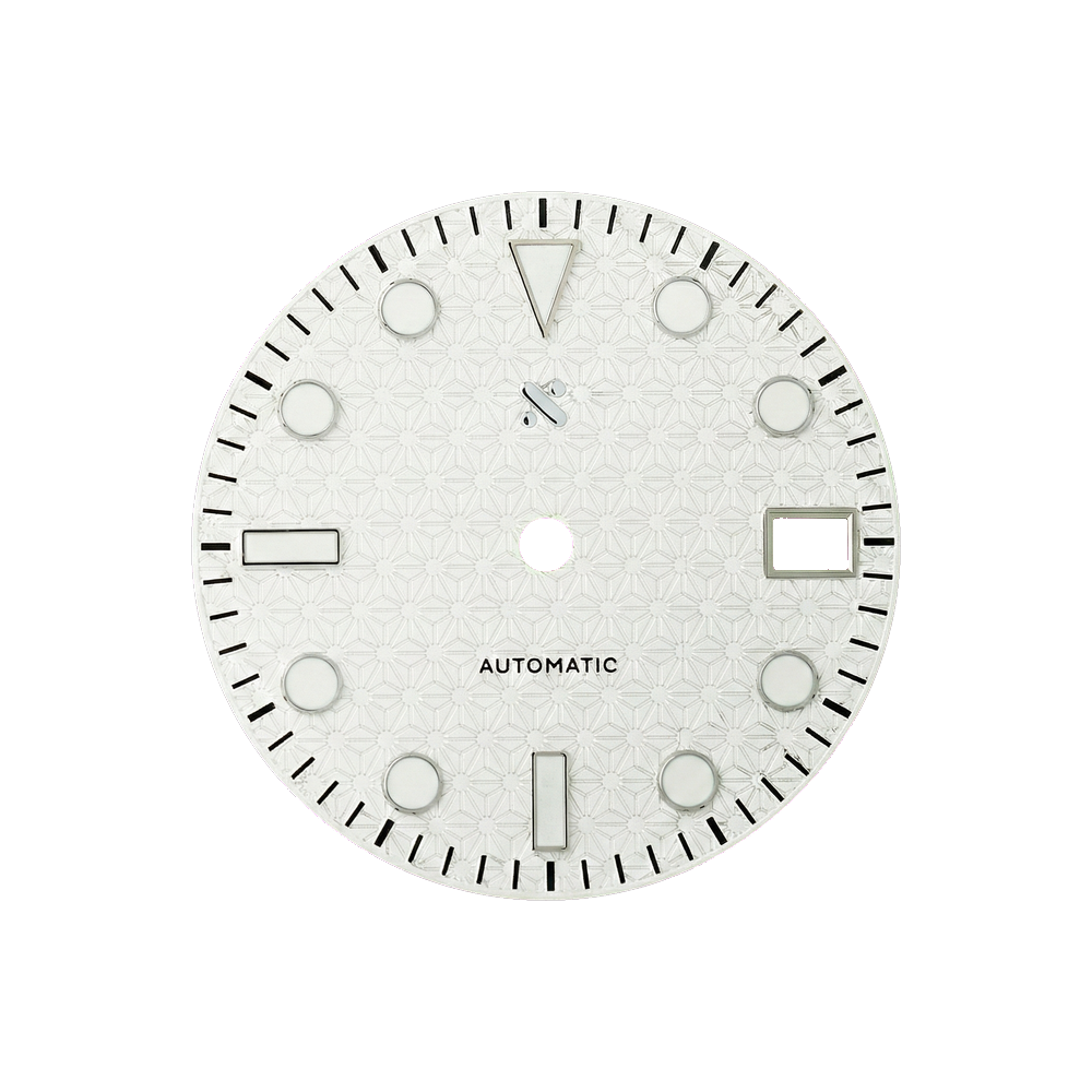 Namoki Asanoha Silver — Dial