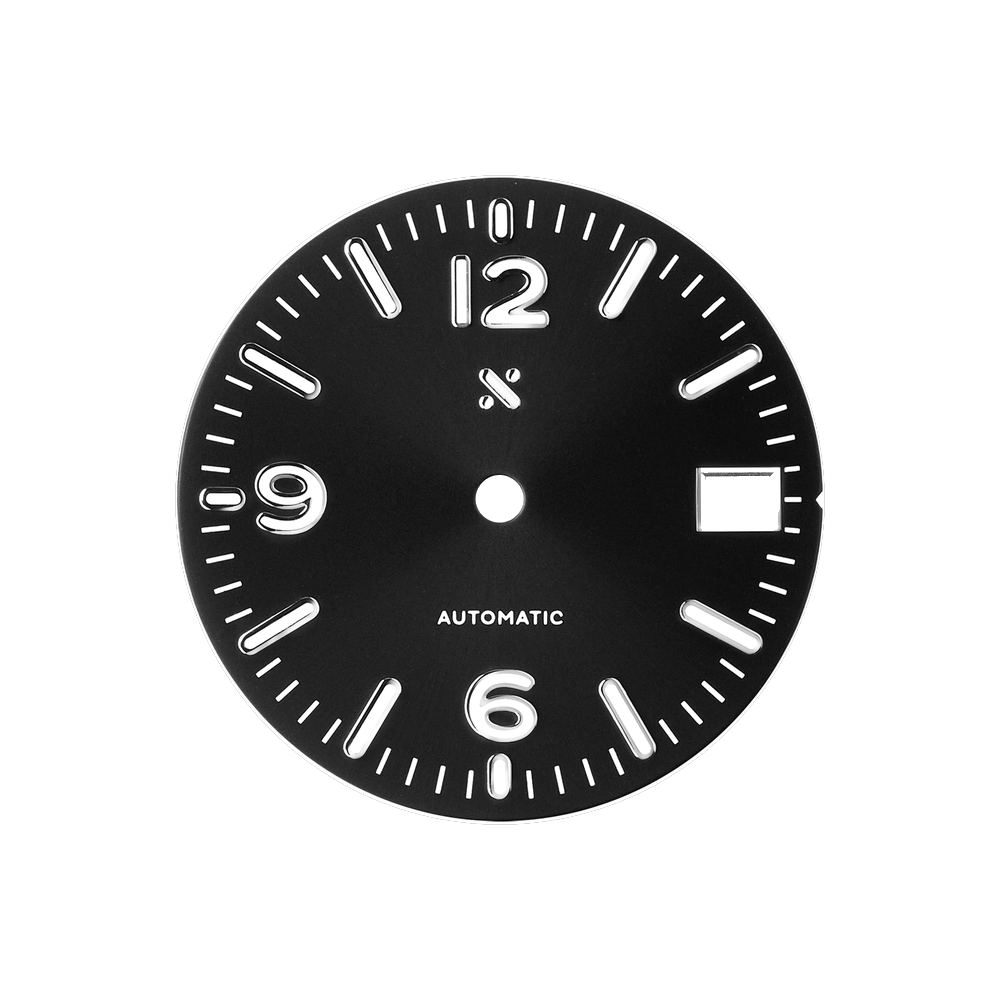 Namoki B&R Pilot Black — Dial