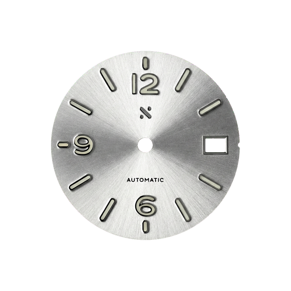 Namoki B&R Pilot Silver — Dial