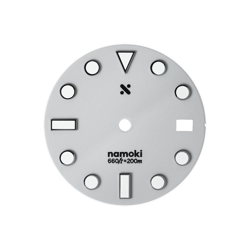 Namoki Divemaster Enamel Grey — Dial
