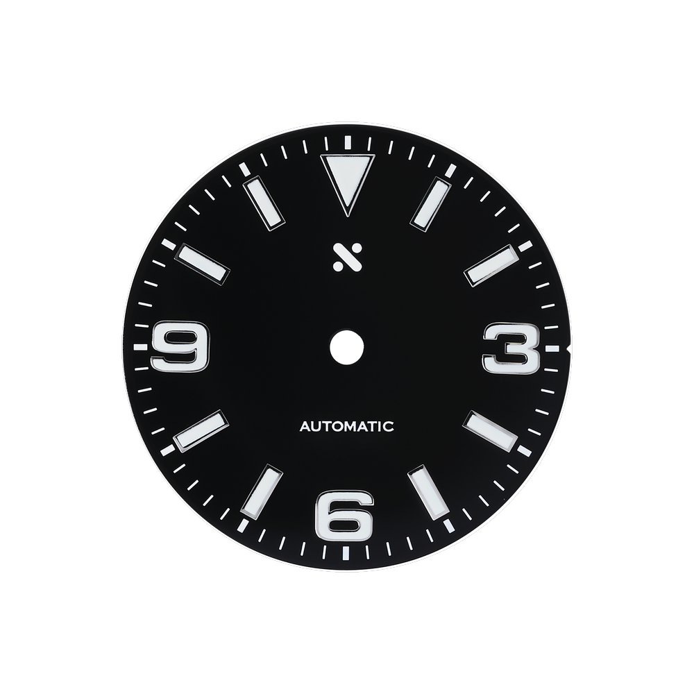 Namoki Explorer Enamel Black — Dial