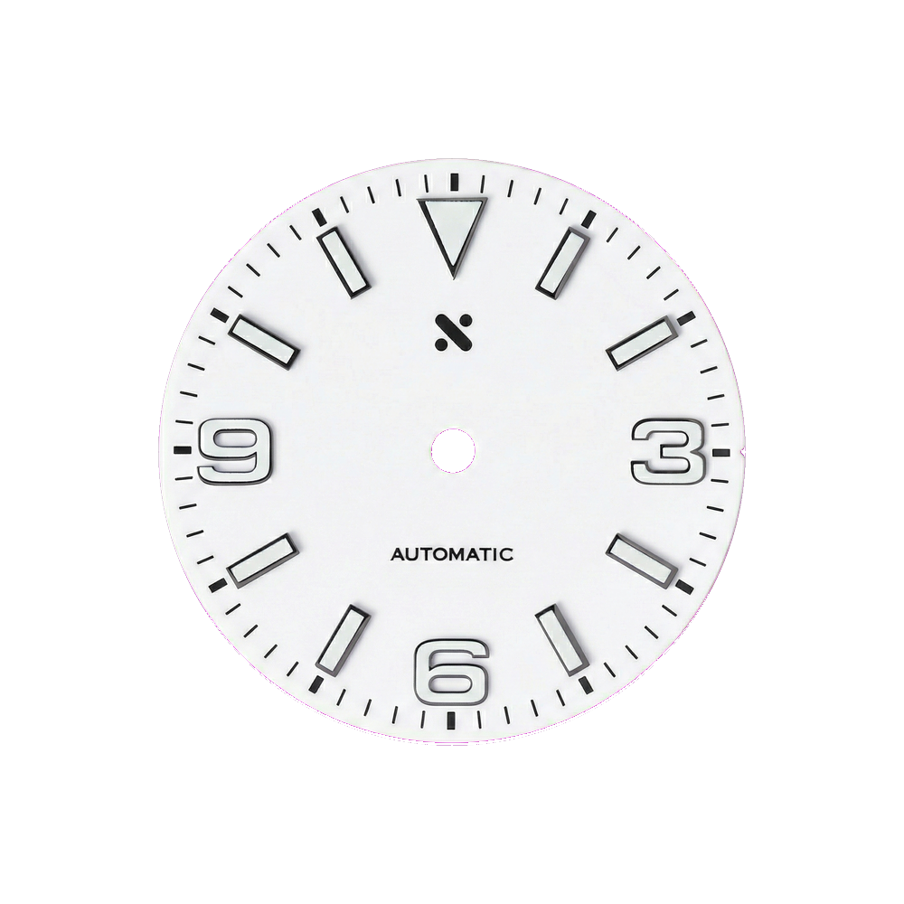 Namoki Explorer Enamel White — Dial