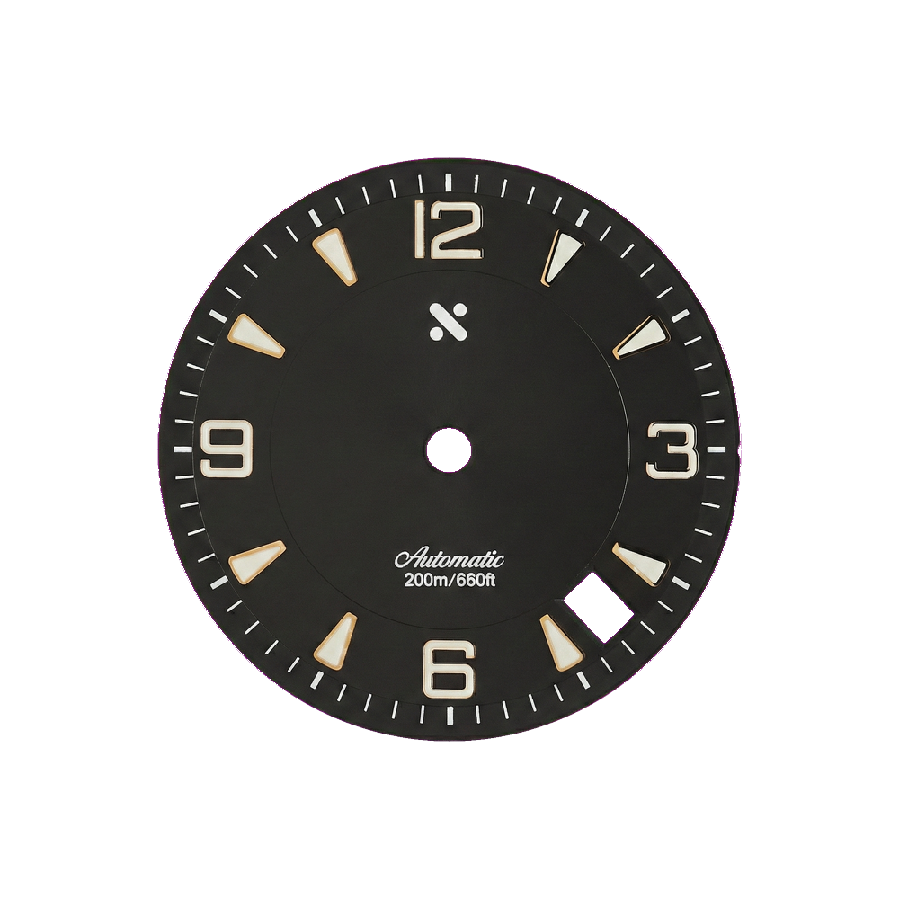 Namoki Fathoms Black/Rose Gold — Dial