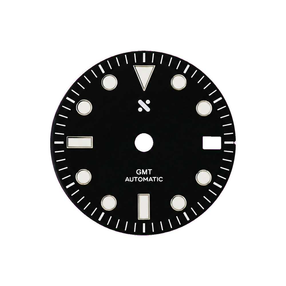Namoki SSK/NH34 GMT Divemaster Black — Dial