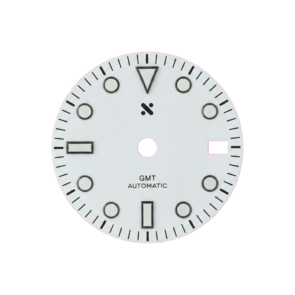 Namoki SSK/NH34 GMT Divemaster White — Dial
