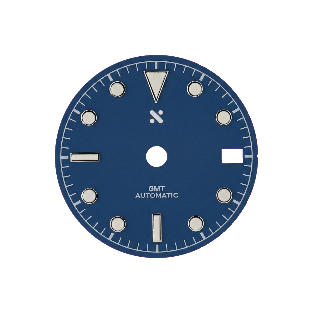 Namoki GMT Fifty-Eight Navy — Dial