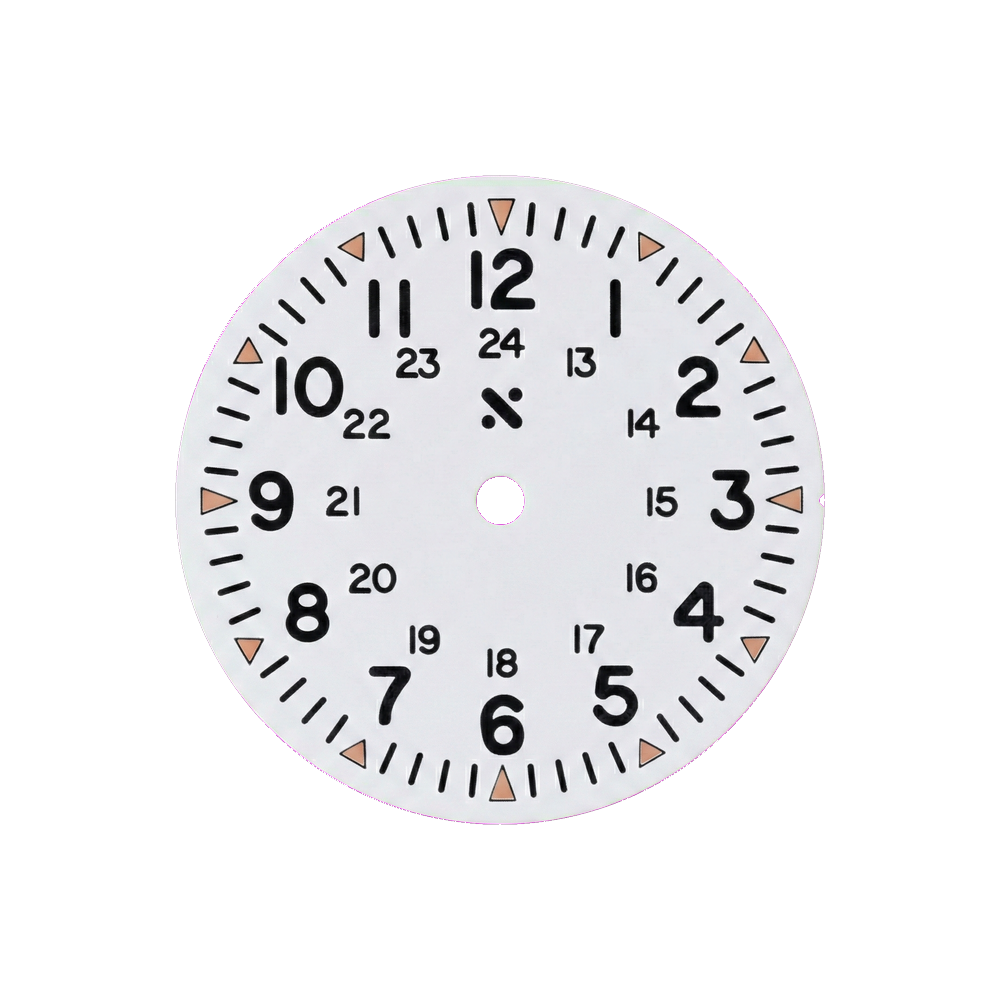 Namoki Khaki Field White — Dial