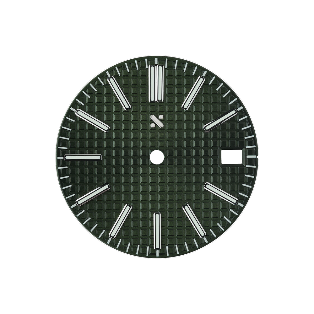 Namoki Oak Sunburst Forest Green — Sunburst Dial