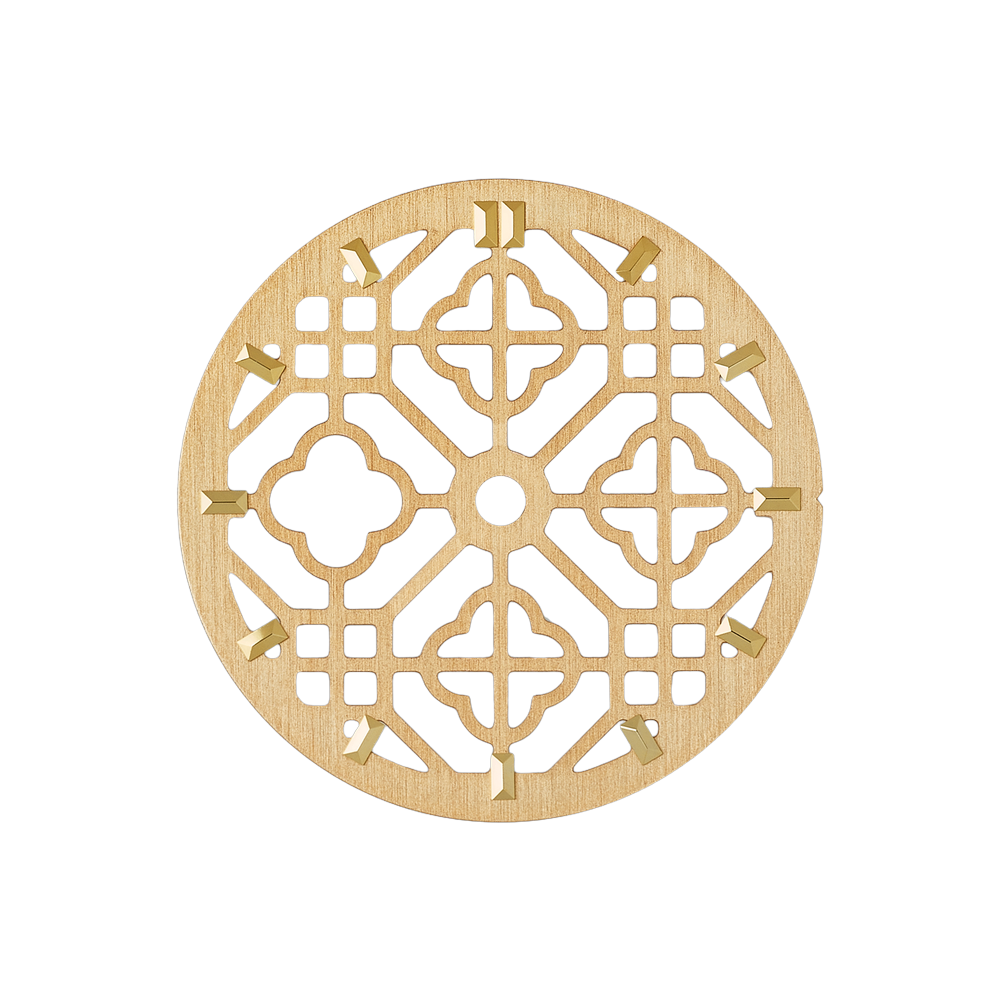 Namoki Lattice Skeleton Gold — Dial