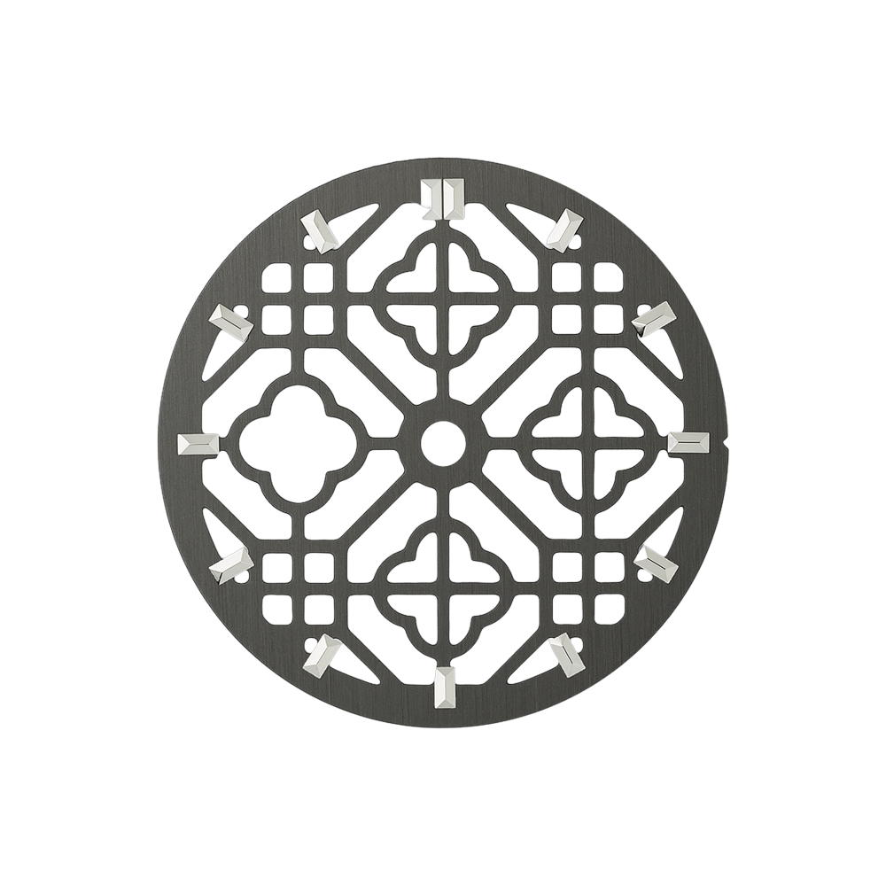 Namoki Lattice Skeleton Gunmetal — Dial