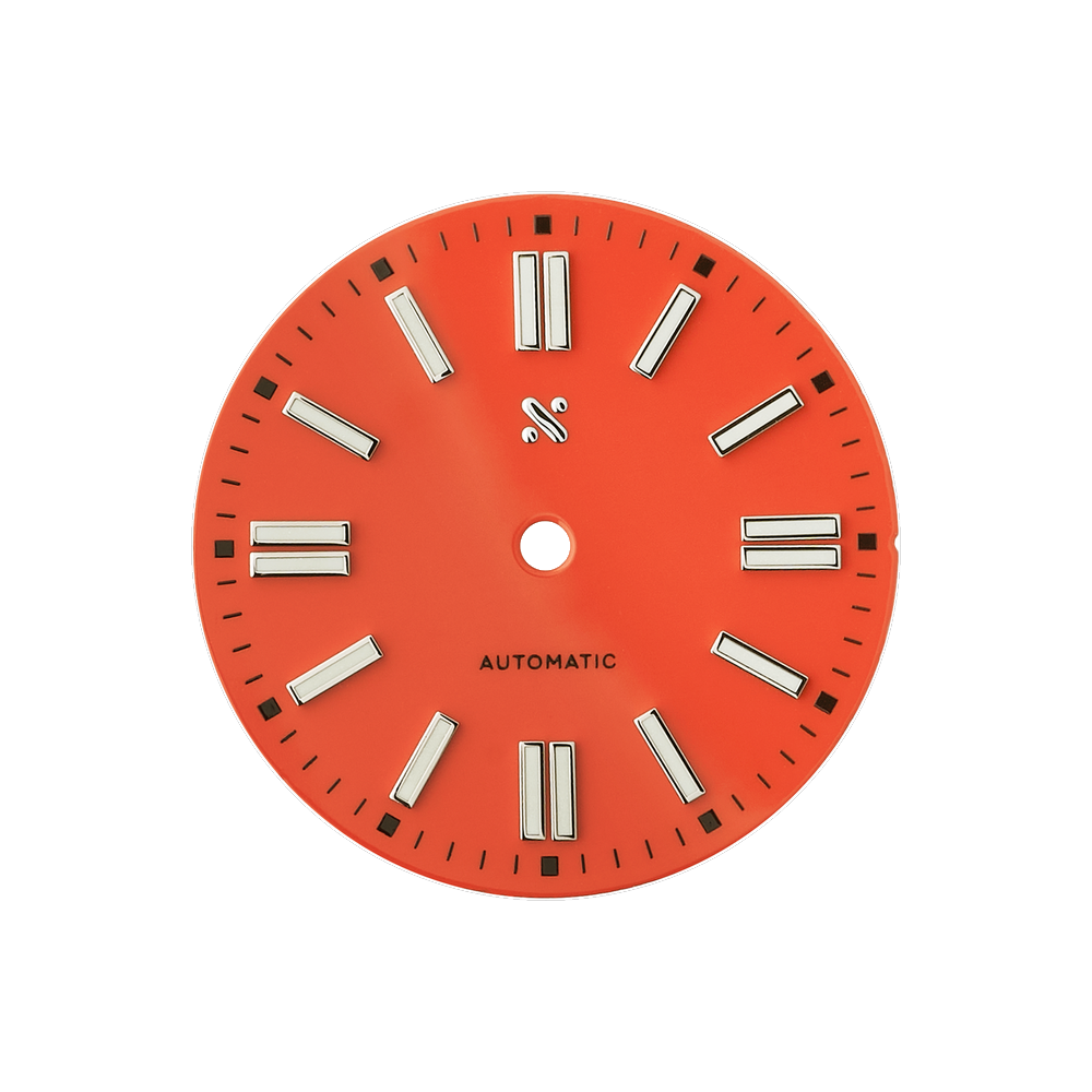 Namoki Perpetual Enamel Red — Dial