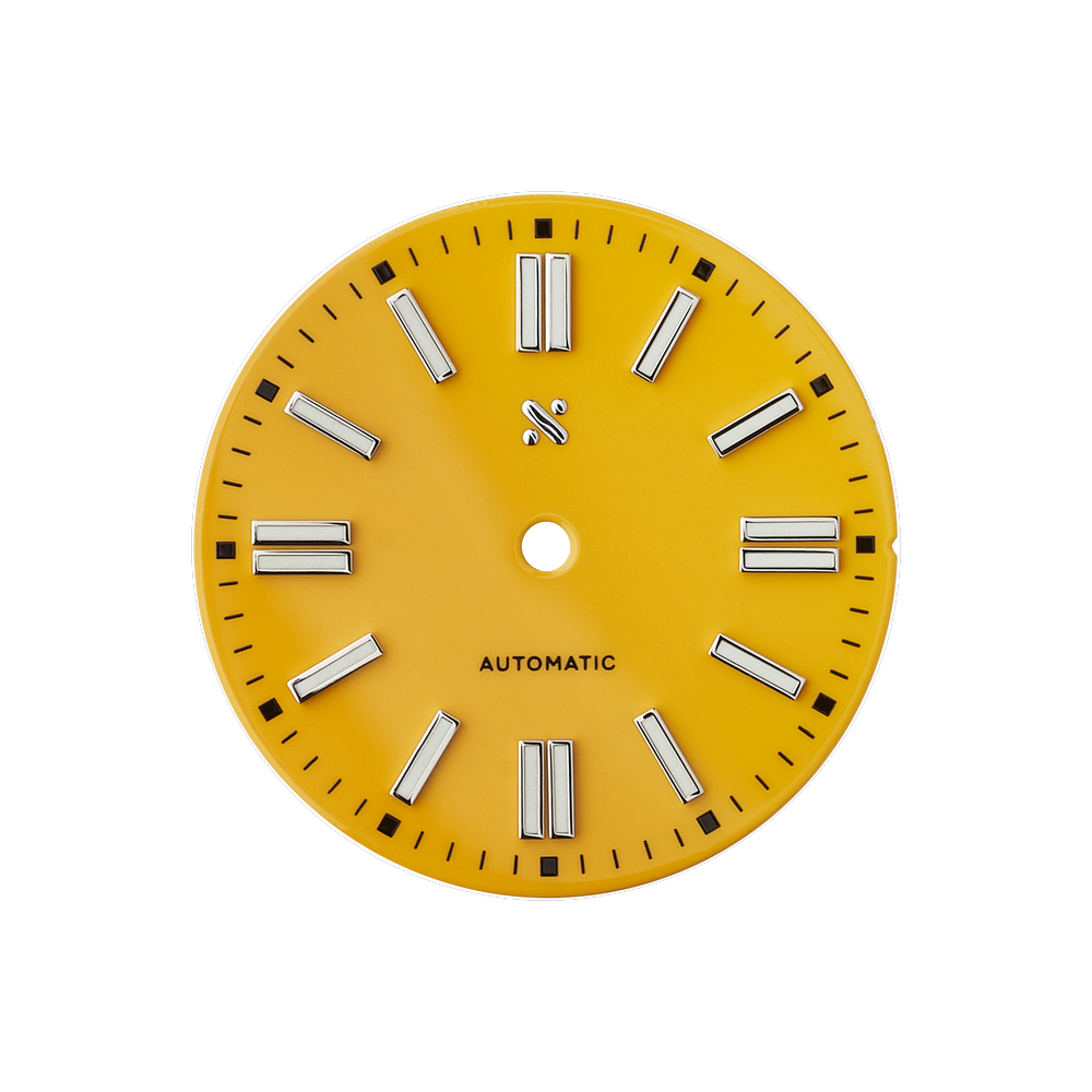 Namoki Perpetual Enamel Yellow — Dial