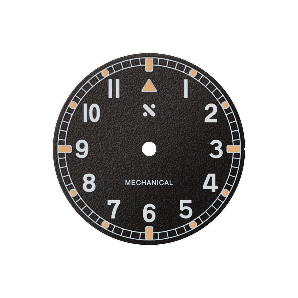 Namoki Pioneer Pilot Black — Dial