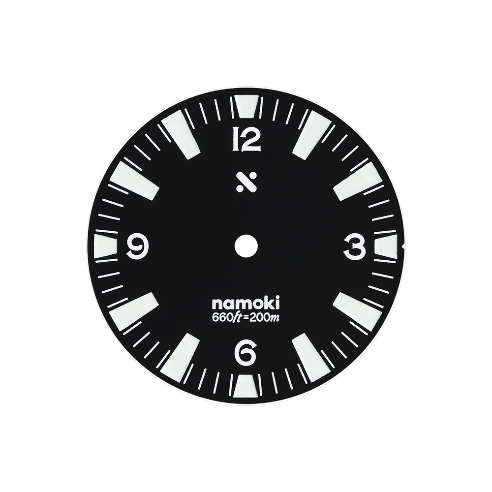 Namoki Seamaster Black — Dial