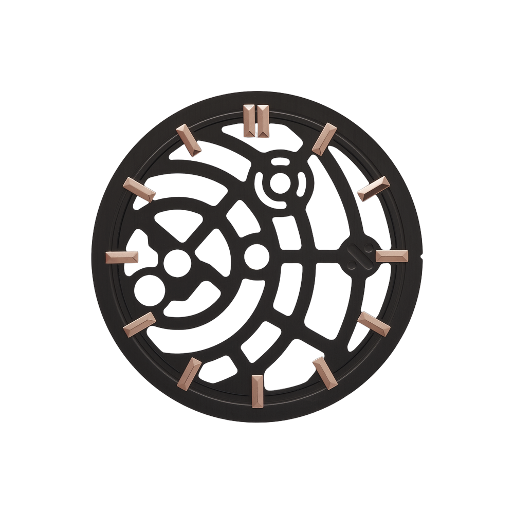 Namoki Skeleton Gunmetal/Rose Gold — Dial