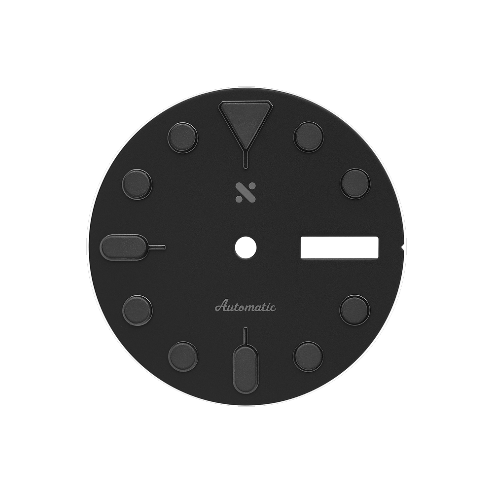 Namoki SKX Black Lume: Day-Date Dial