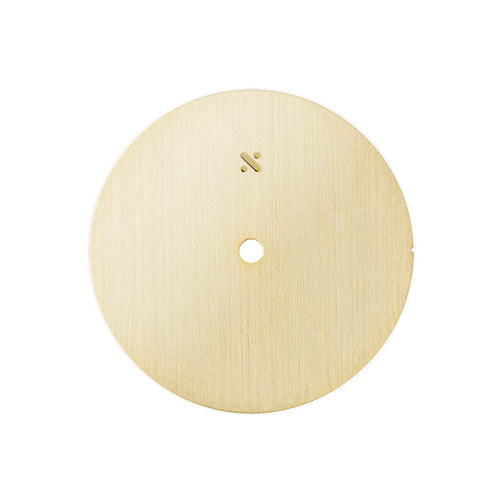 Namoki Vertical Brushed Champagne Gold — Dial