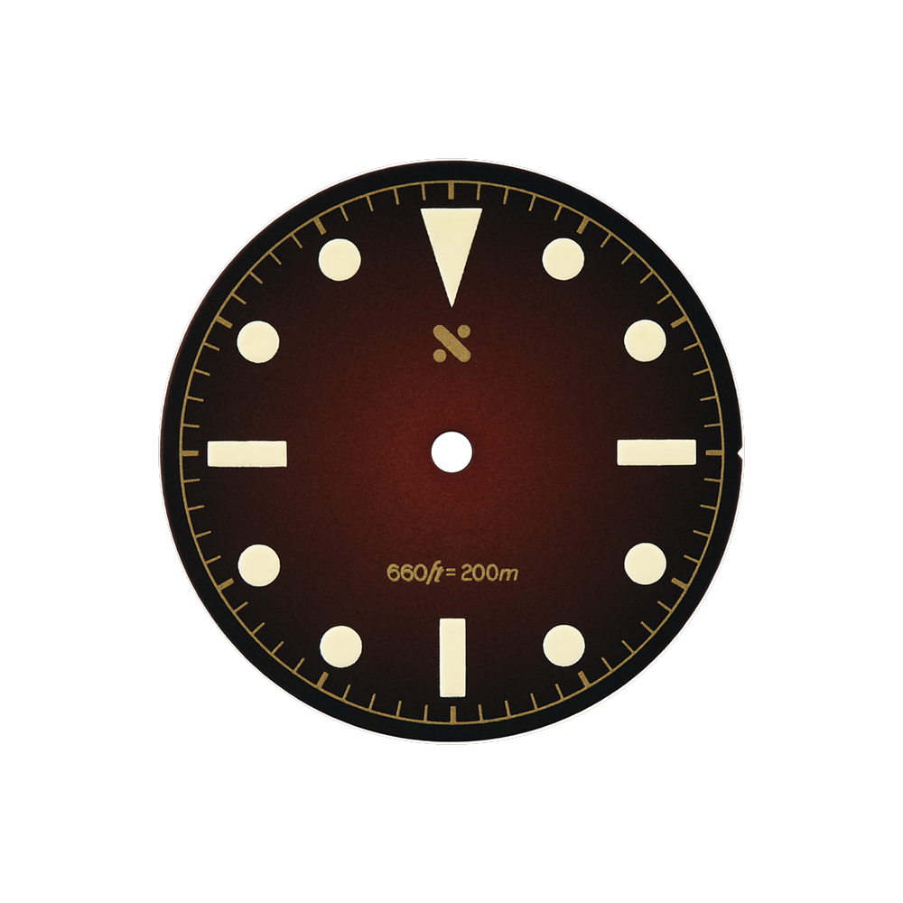 Namoki Vintage Tropical Divemaster — Dial