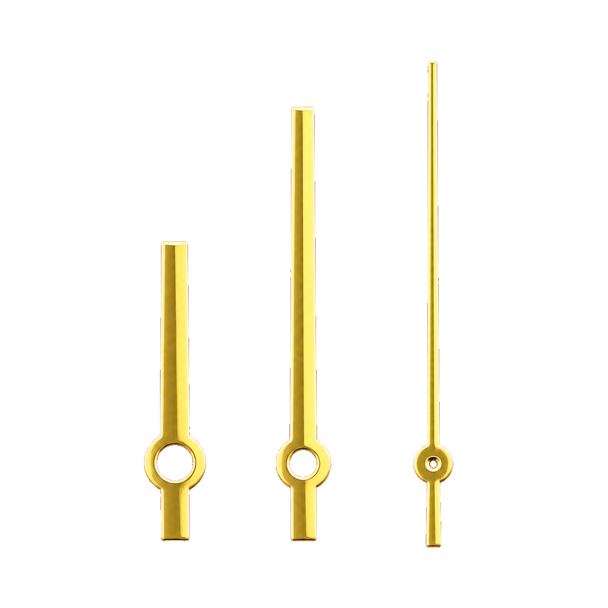 Baton Hands - Polished Yellow Gold (President Edition)