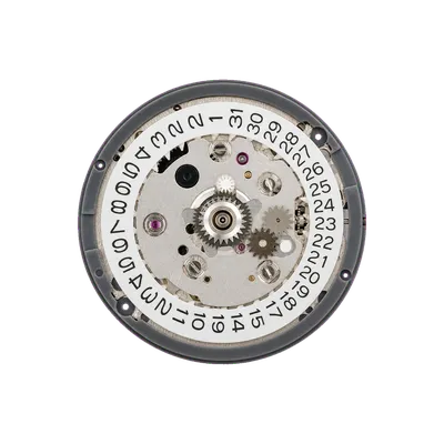 Seiko (TMI) NH34 Automatic Movement - GMT Date (White)