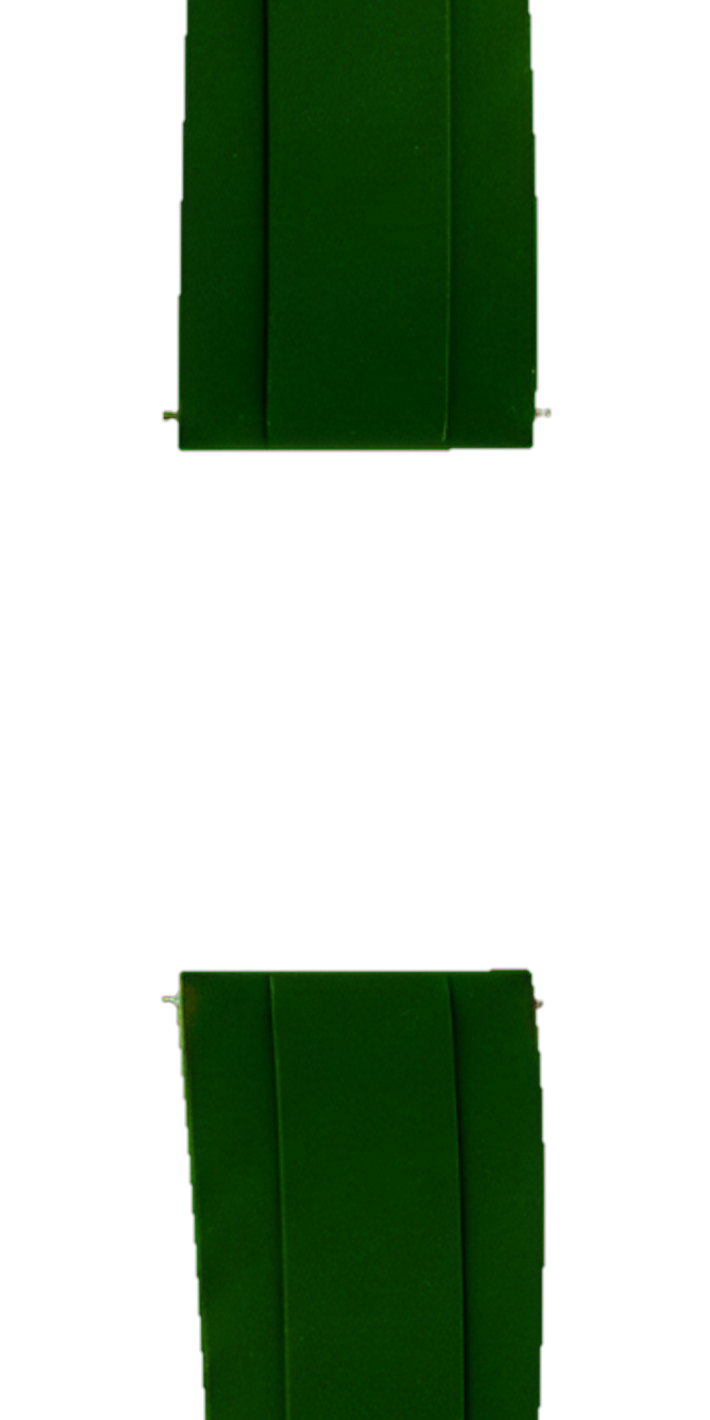 Namoki FKM Rubber Strap: Forest Green — Strap