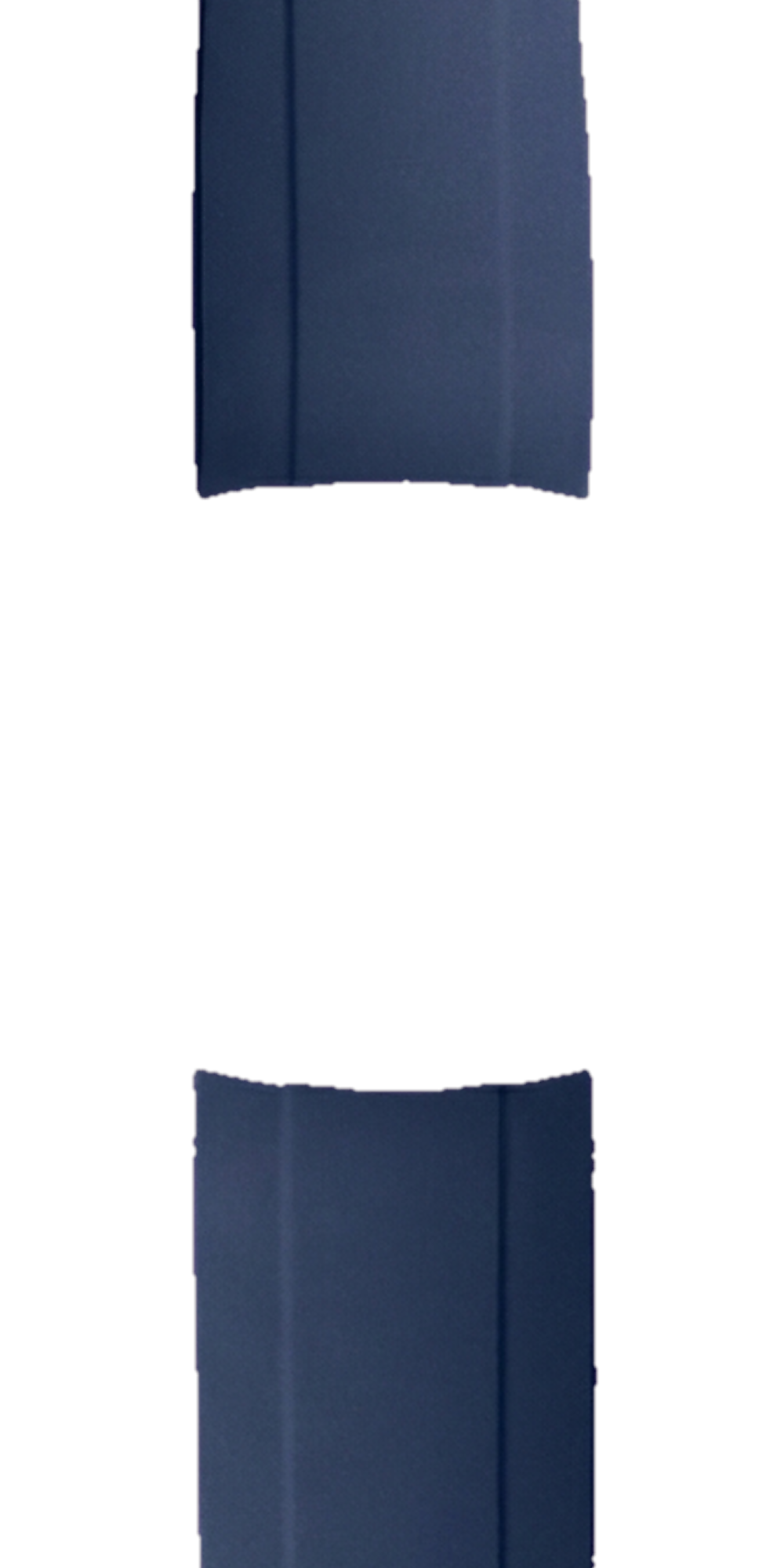 Namoki NMK801 FKM Curved End SKX/SRPD Rubber Strap: Navy Blue — Strap