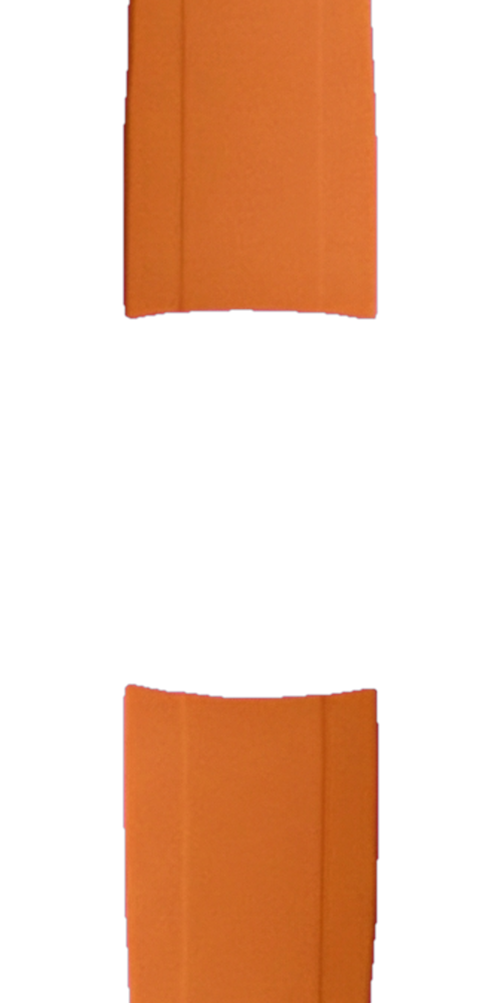 Namoki NMK802 FKM Curved End SKX013 Rubber Strap: Orange — Strap