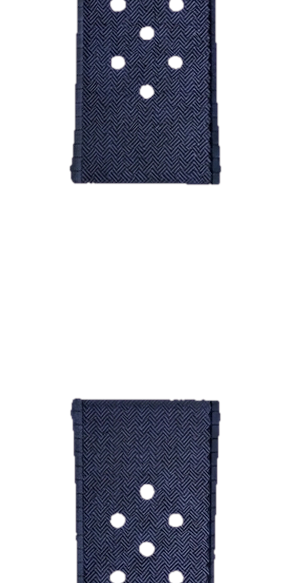 Namoki Rubber Strap: FKM Tropique Diver Blue — Strap